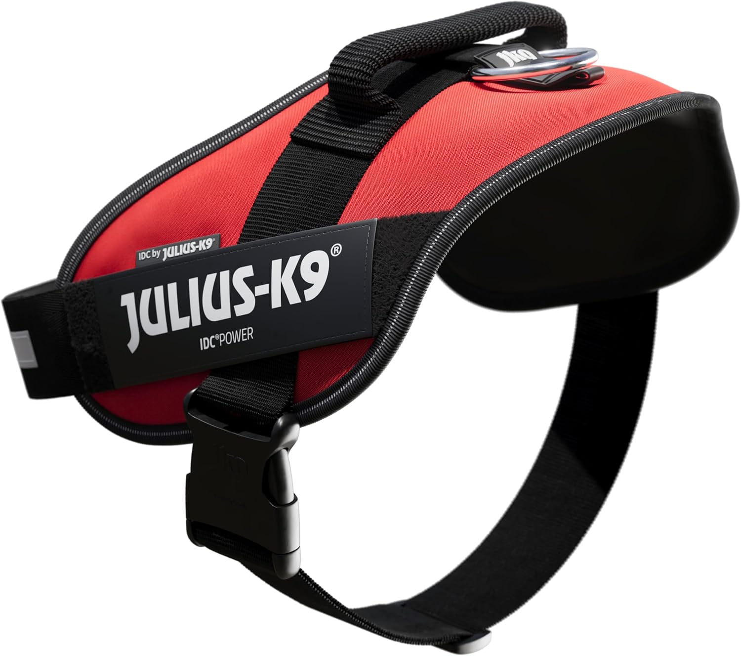 Detalle de Julius-K9 IDC Power XL/2 Rosso: pettorina robusta, versatile e rifrangente