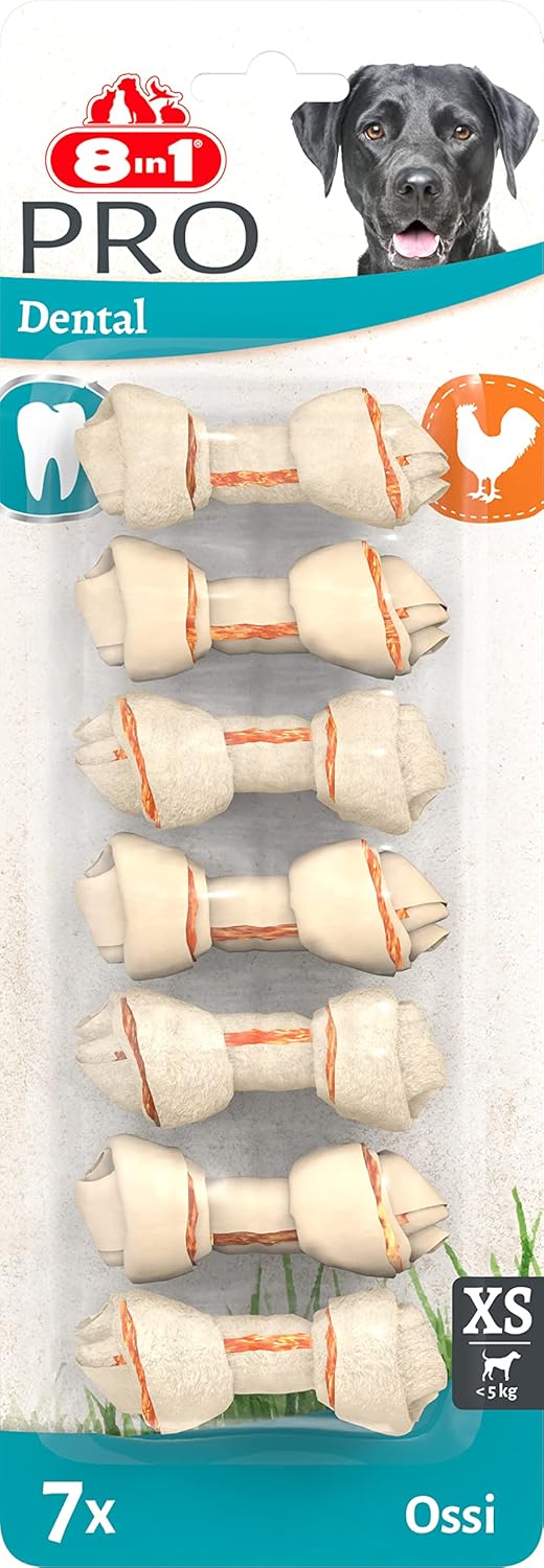 Thumbnail 3 de 8in1 Pro Dental Bones XS – Ossa masticabili per cani di piccola taglia (21 pezzi)