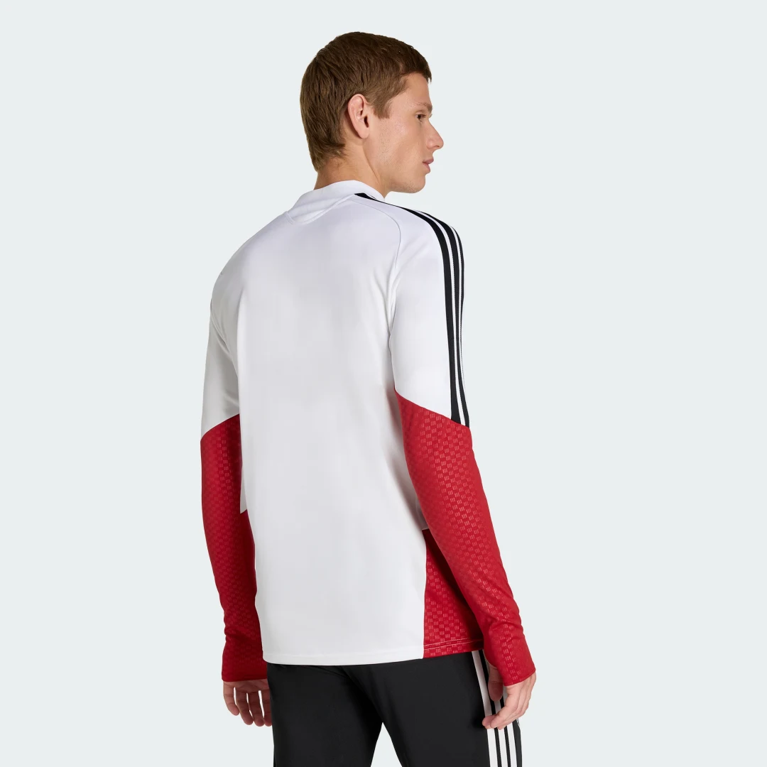 Detalle de Camiseta de entrenamiento Adidas Alemania 26 Tiro manga larga – blanco