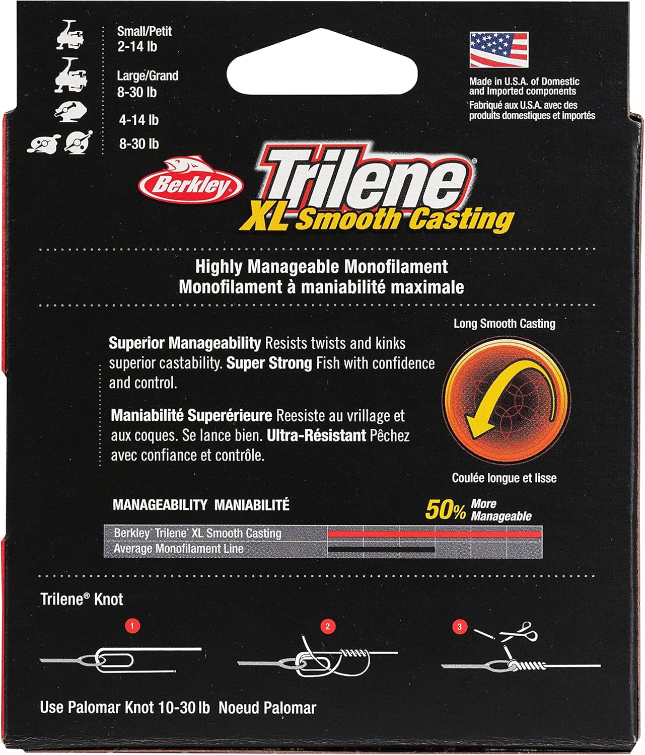 Thumbnail 5 de Berkley XLFS6-22 Trilene XL vert 0,22 mm - 6 lb / 330 yd
