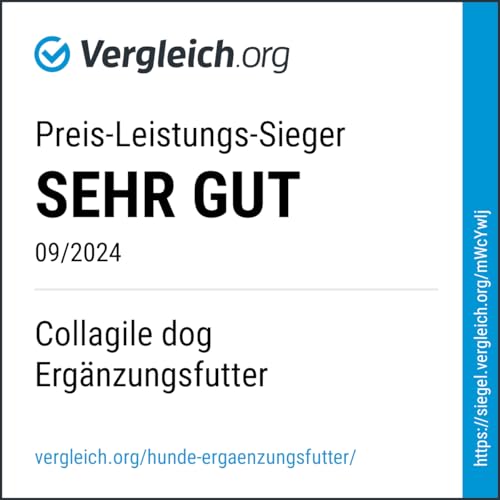 Detalle de Collagile dog Gelenkpulver – Hochwertige Ergänzung für Gelenke, Knochen und Muskeln von Hunden und Katzen