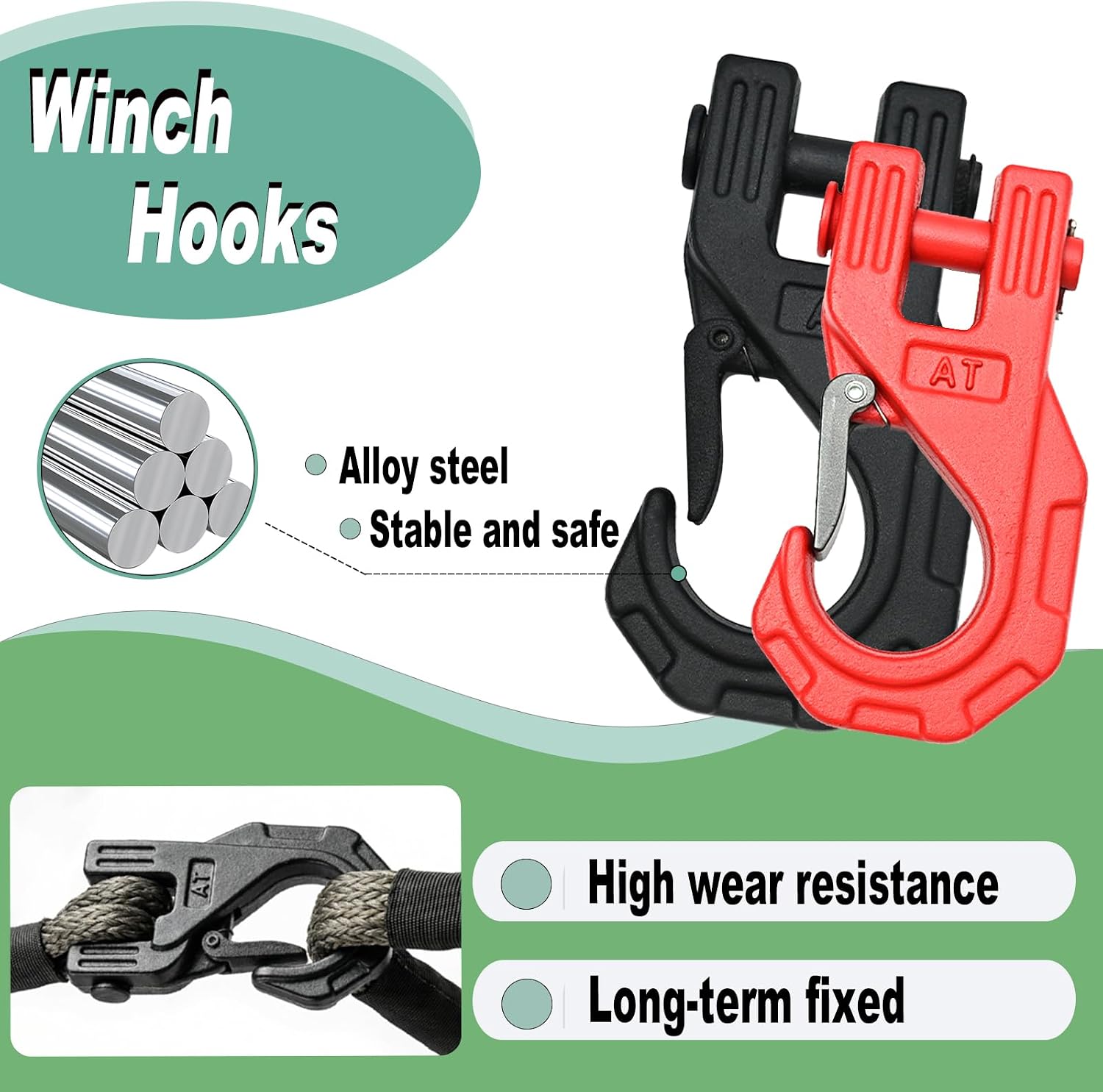 Detalle de Winch Hook, 3/8-Inch
