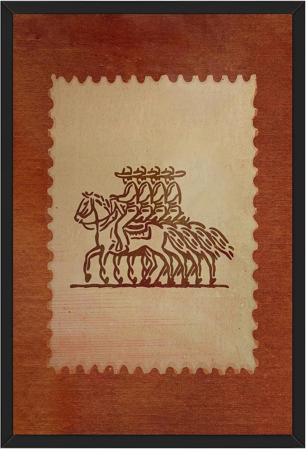 Detalle de Western Canvas Wall Art, 12x16-Inch