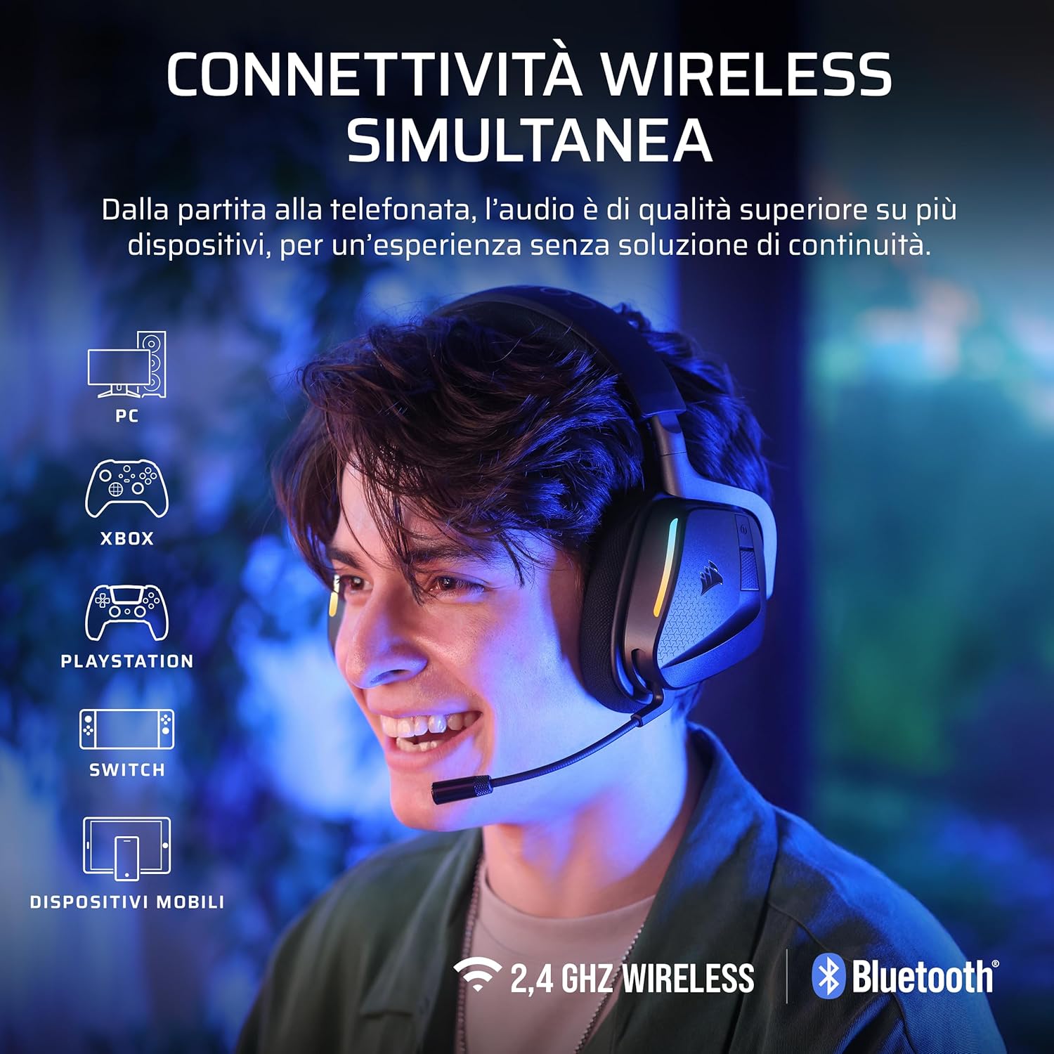 Thumbnail 1 de Corsair Void v2 MAX Wireless 70 ore