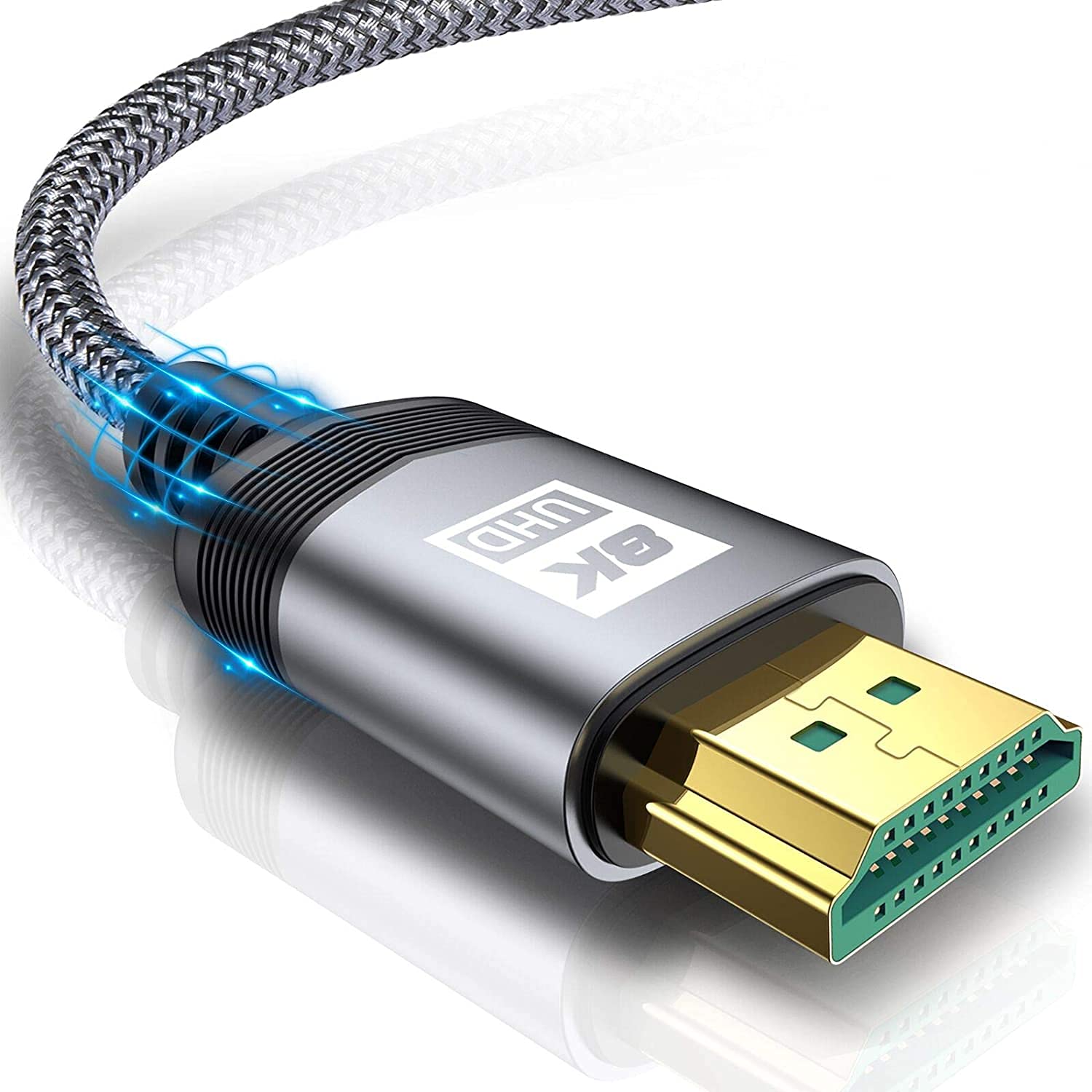 Detalle de AviBrex RM 8K HDMI 2.1 Cable, 3 m, 48 Gbps, 8K at 60 Hz