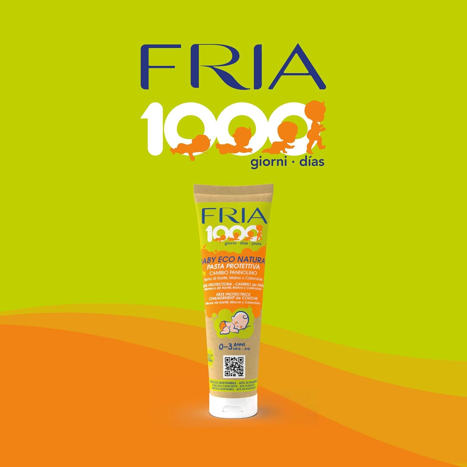 Thumbnail 1 de Fria 1000 Giorni Crema Cambio Pannolino Protettiva Baby Eco Natural - 100 ml