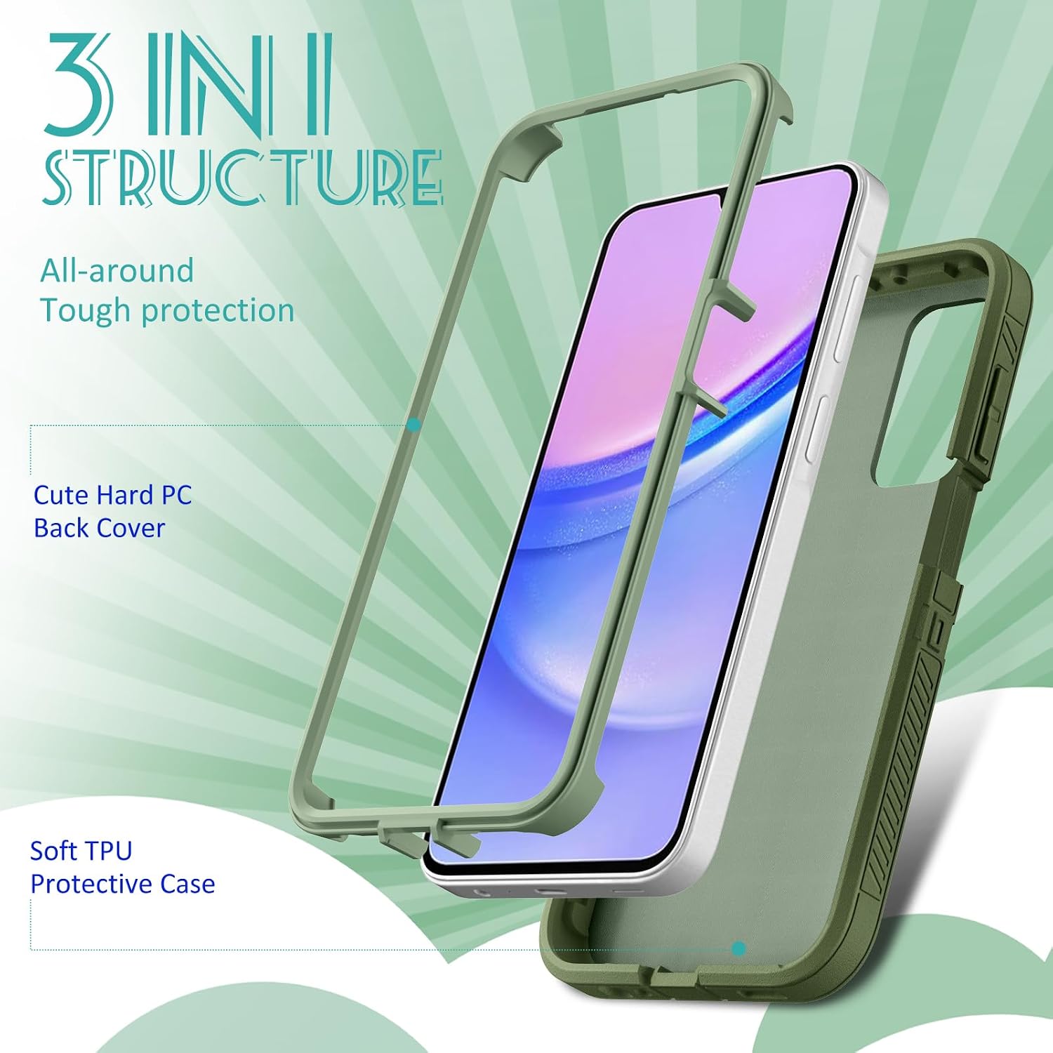 Detalle de Plakill Samsung Galaxy A15 5G Phone Case