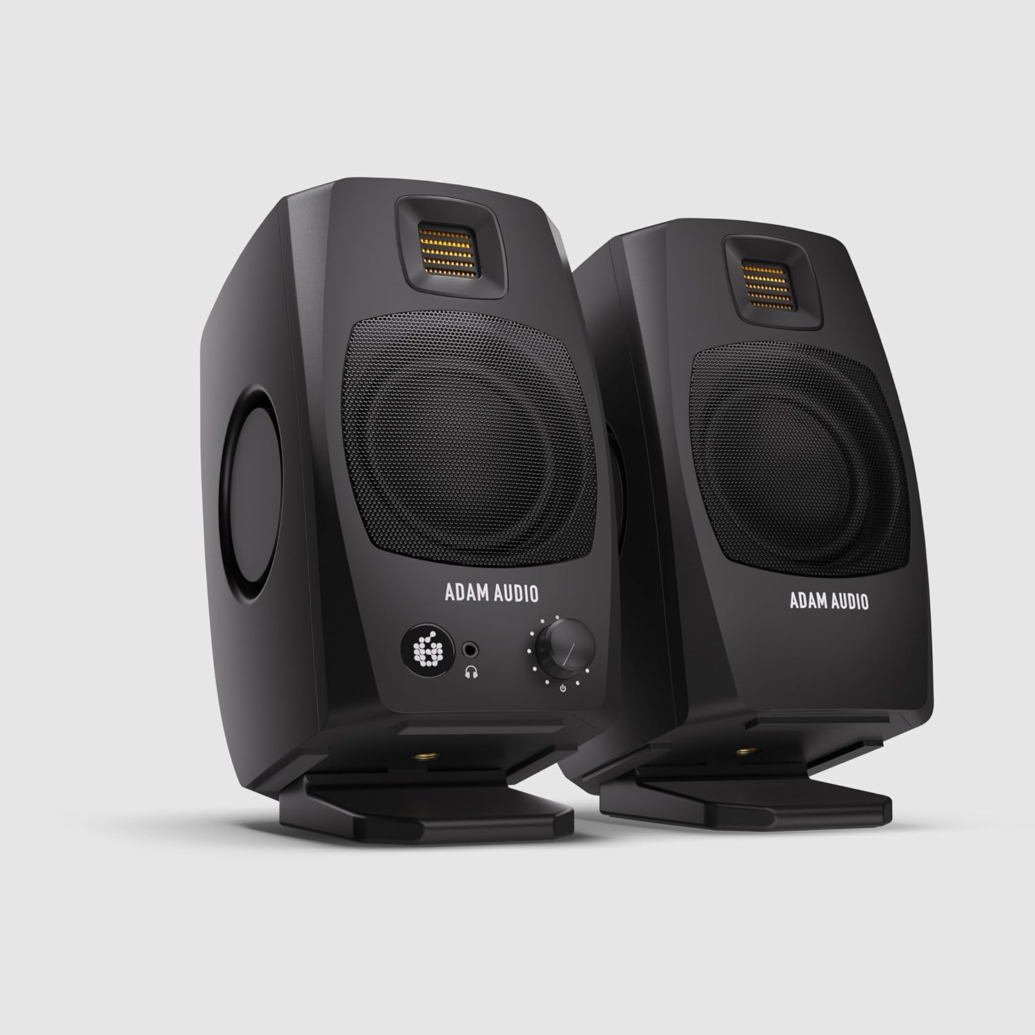 Detalle 2 de ADAM Audio D3V Desktop-Monitorsystem (Paar, schwarz) mit USB-C
