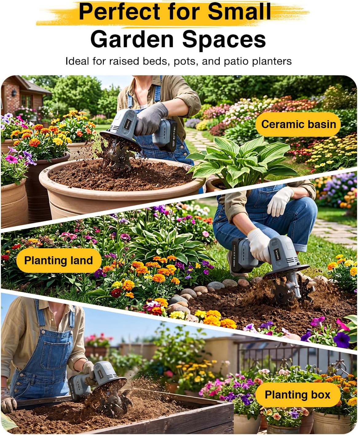 Thumbnail 6 de Cordless Garden Tiller 20V