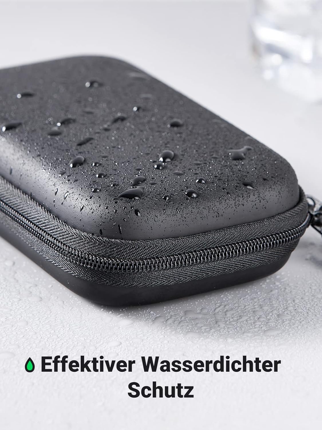 Detalle de UGREEN Festplattentasche für SanDisk SSD und externe 2,5" HDD – EVA-Case mit Fächern