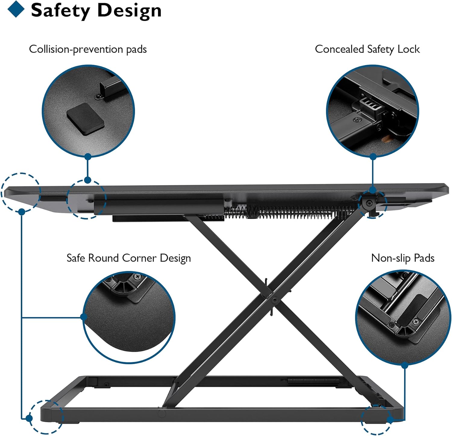 Thumbnail 6 de BONTEC Standing Desk Converter 67x47cm