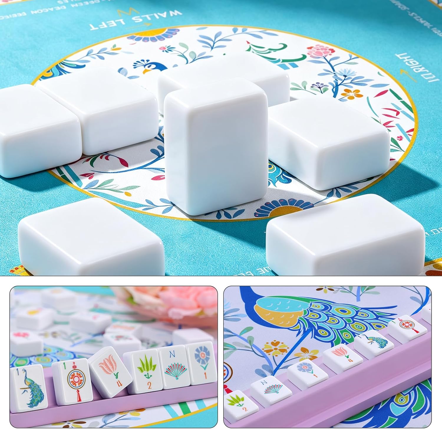 Detalle 2 de Mahjong Tile Set, 1.2-Inch Tiles