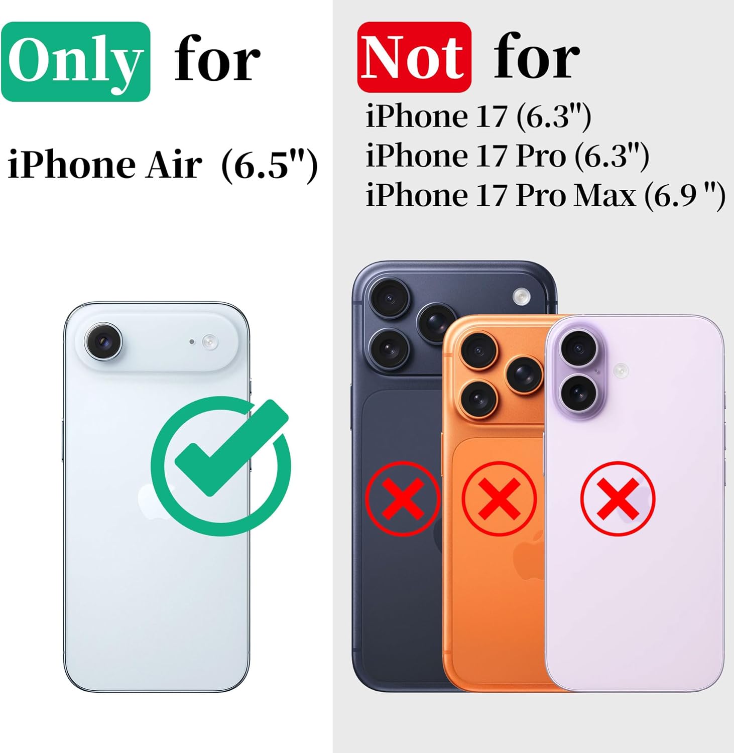 Thumbnail 1 de Cozycase TOP Full Waterproof 360 Military Case for iPhone Air (Black)