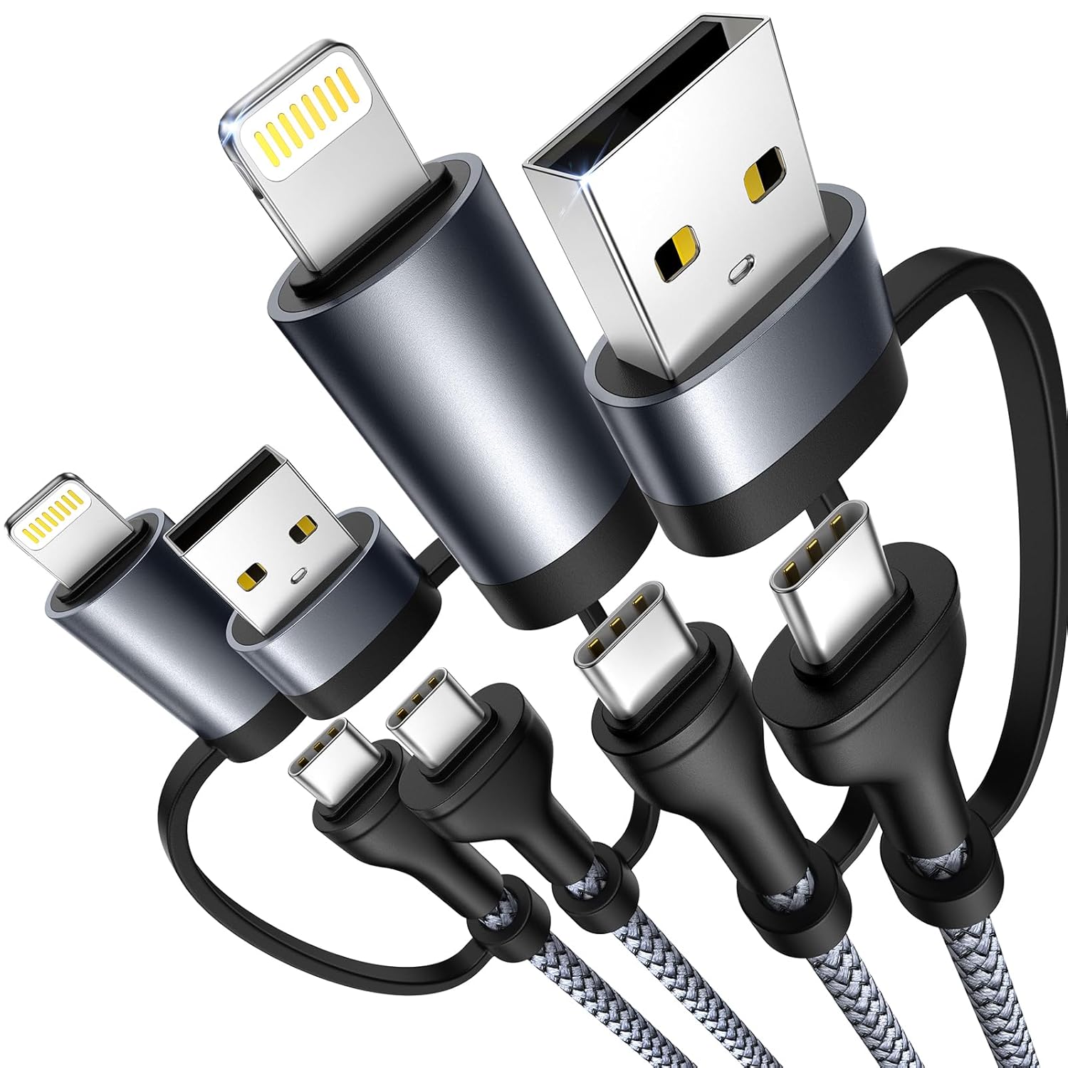 4 in 1 Fast Charging Cable 60W 🔌