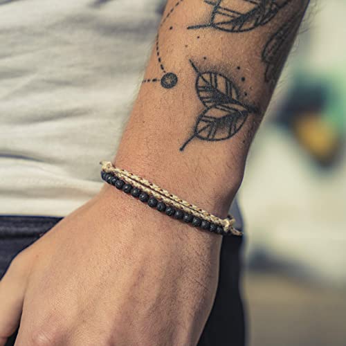 Thumbnail 1 de Made by Nami Braccialetto di Perle Surfer Boho – Set di 2, Fatti a mano, Unisex