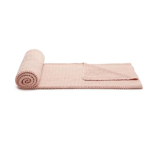 Detalle 2 de Amazon Basics couverture tricotée 127 x 152 cm 🛋