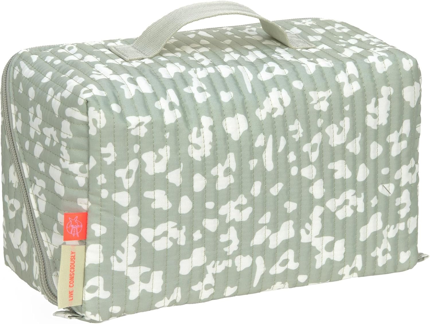 Detalle 2 de LÄSSIG Baby Organiseur de table à langer Flex Organizer Leo light khaki – pratique et portable