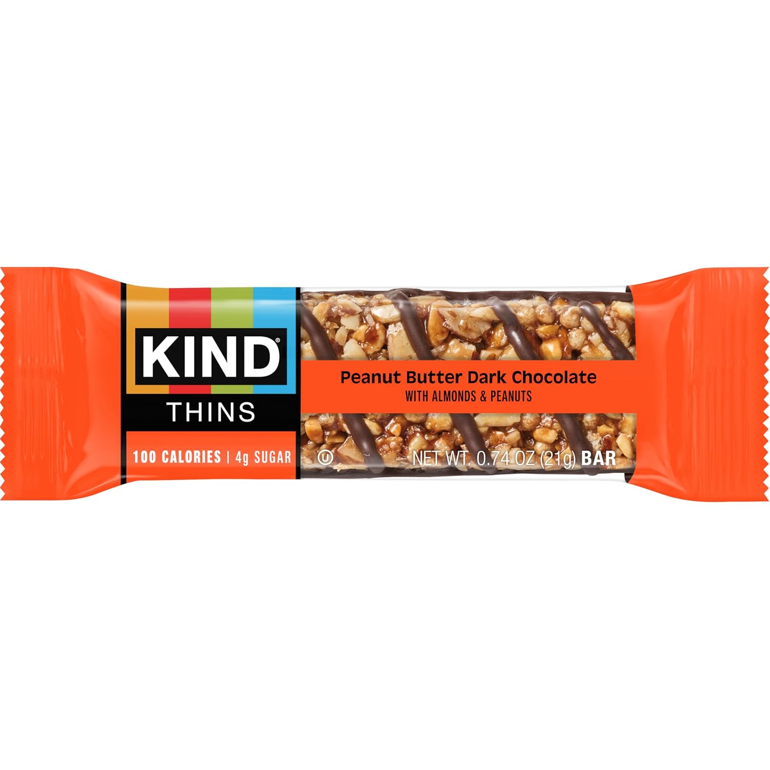 Thumbnail 4 de KIND HOEAfrst Thins Snack Bars, Peanut Butter Dark Chocolate, Gluten Free