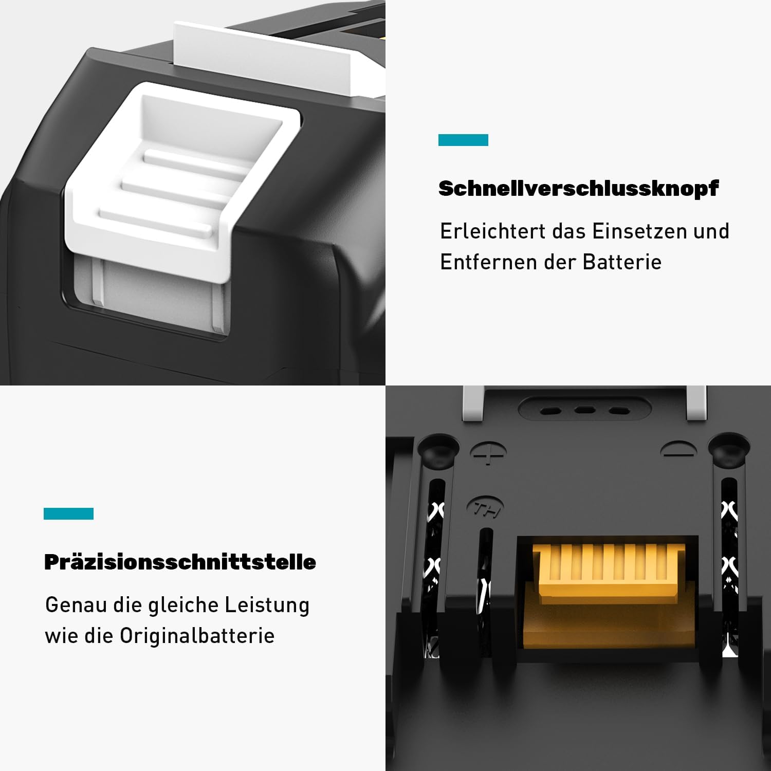 Detalle 2 de Makita 18V Ersatzakku Set 2x 5,5Ah