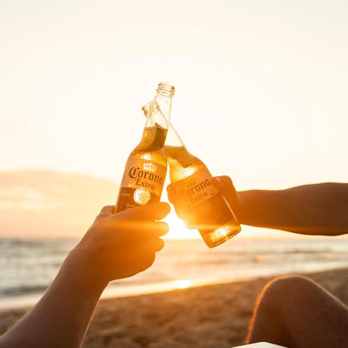 Detalle de Corona Cerveza – Pack 4x6 botellas de 33 cl. Lager ligera y refrescante