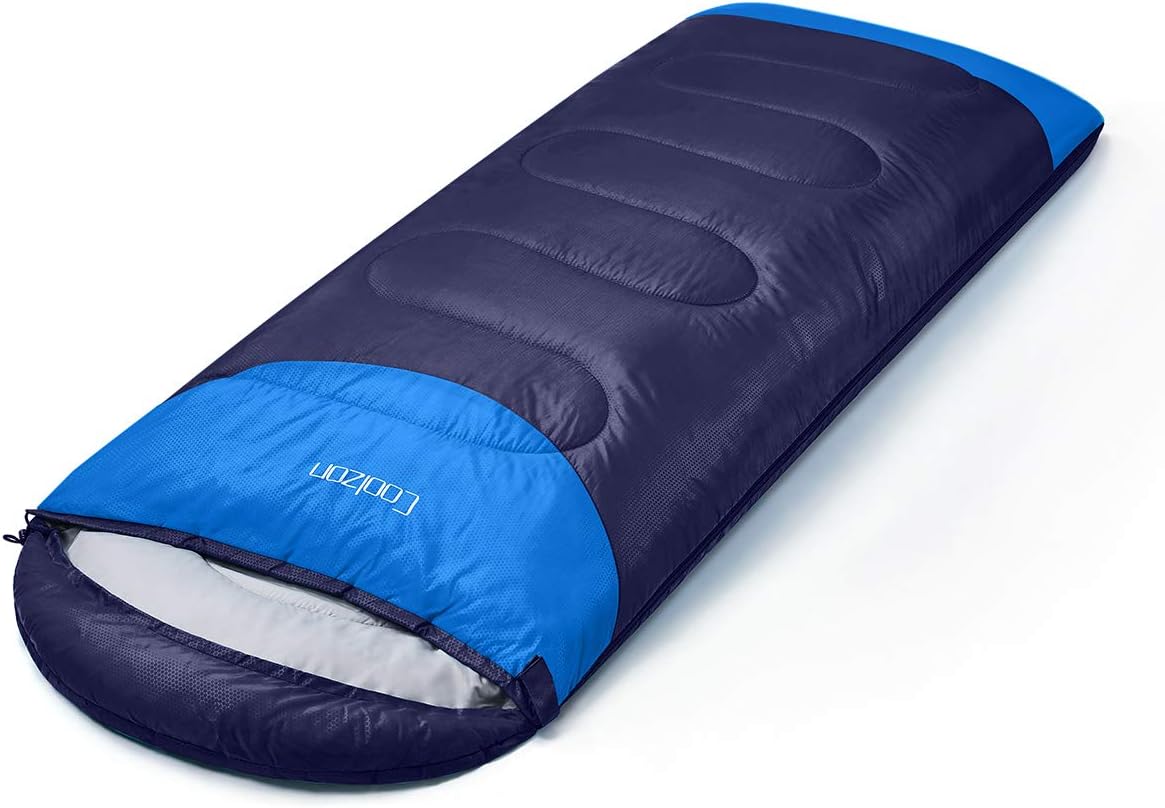 Thumbnail 2 de Coolzon Schlafsack Outdoor per camping 3-4 stagioni per adulti, ultraleggero e con sacco compressione