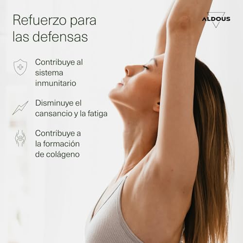 Detalle 2 de ALDOUS Vitamina C 1000 mg con Zinc y Q10, 400 comprimidos 💊