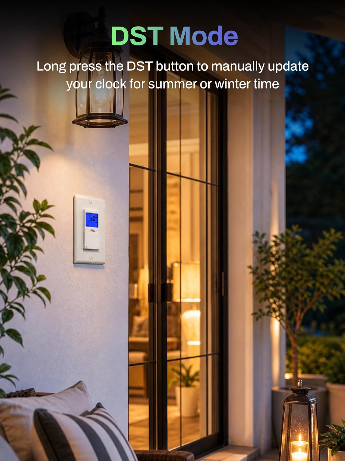 Thumbnail 4 de BN-LINK SU101D-2P In-Wall Digital Timer Switch, 18 Programs, Random Mode, 2-Pack