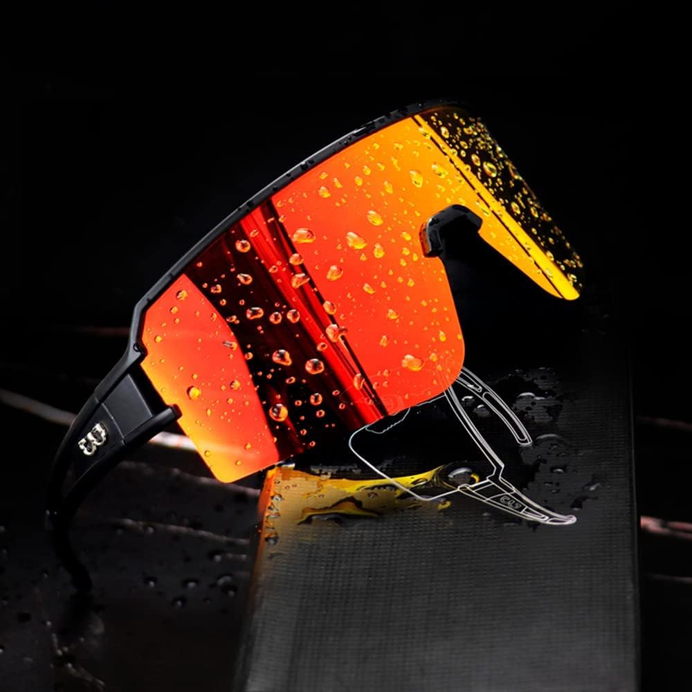 Detalle de SPOSUNE Polarisierte Fahrradbrille – UV400, leichtes TR90, für Mann und Frau