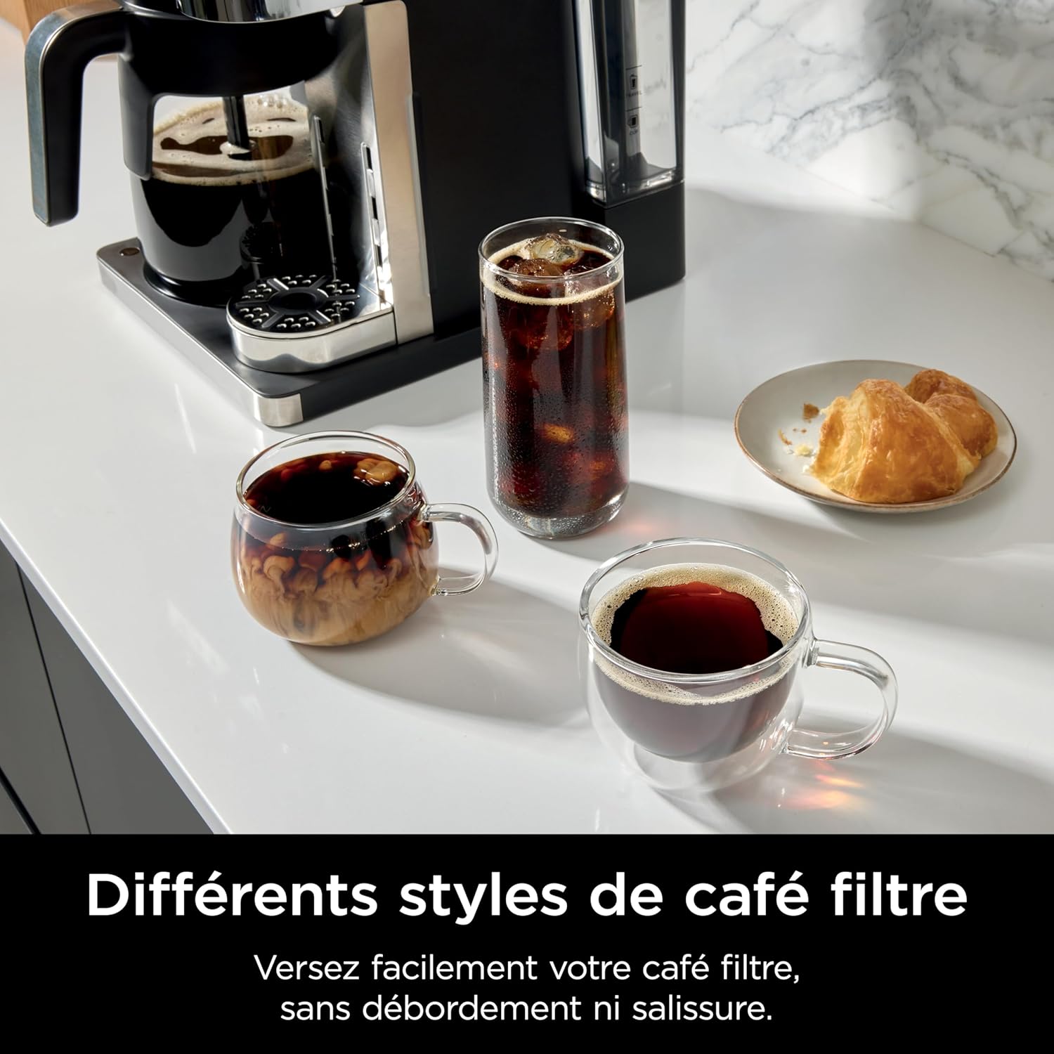 Detalle de Ninja Prestige Machine à Café 2-en-1: filtre et capsules pour latte et espresso – CFN802EU