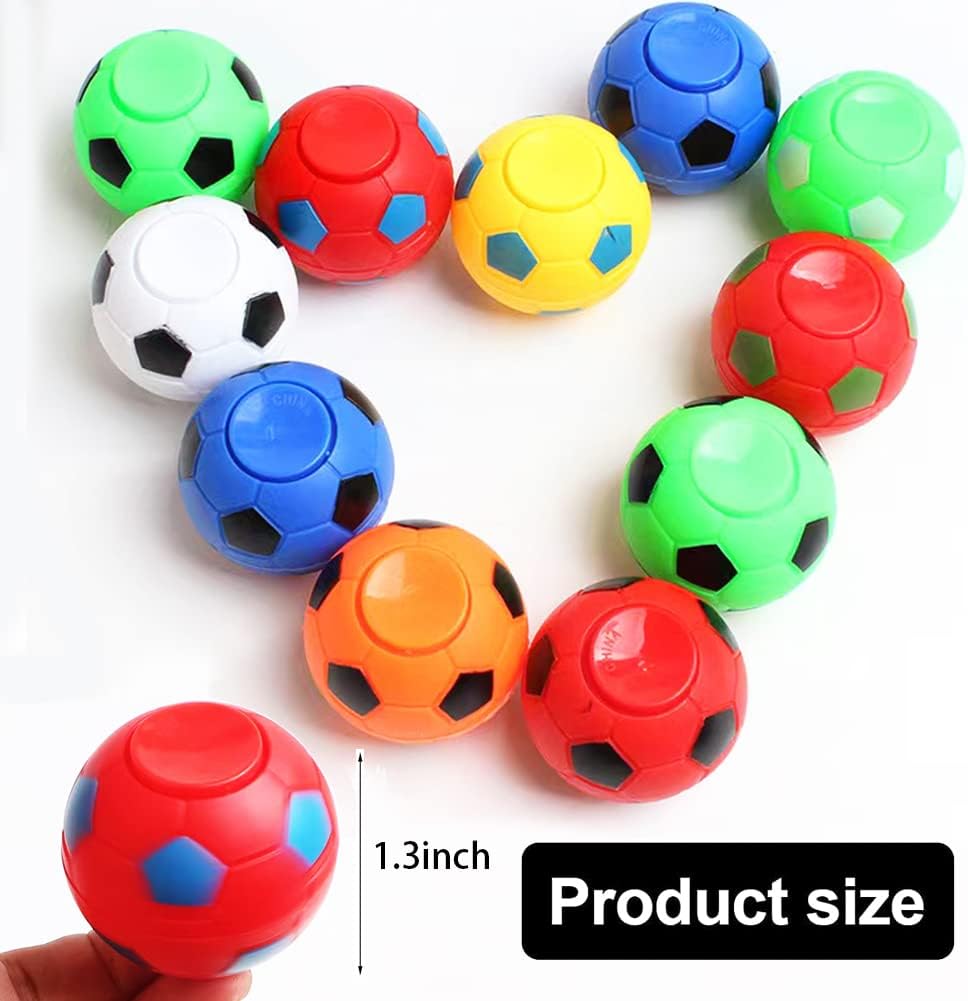 Detalle 2 de Mini Fidget Soccer Ball Spinners 32 pcs