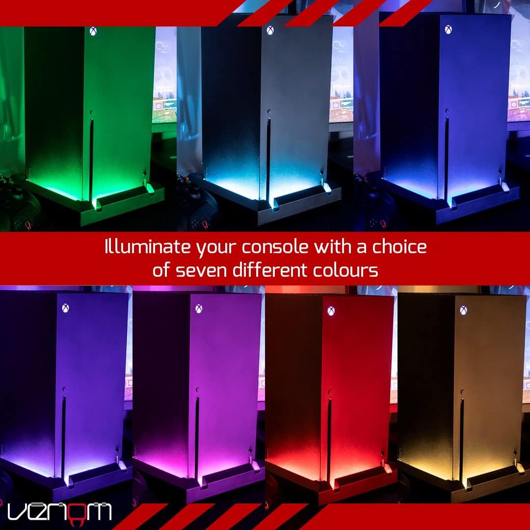 Detalle de Venom LED light-up console stand Xbox Series X