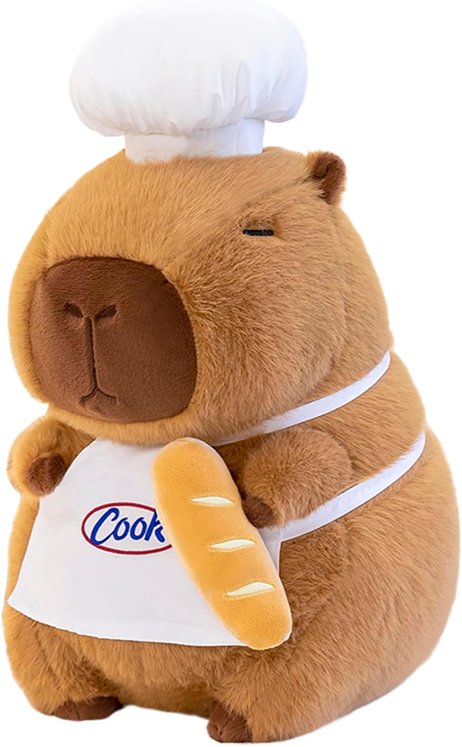 Detalle de Shownicer Capybara Plüschkissen – kuschelweiches Kuscheltier, 35 cm, CE-zertifiziert