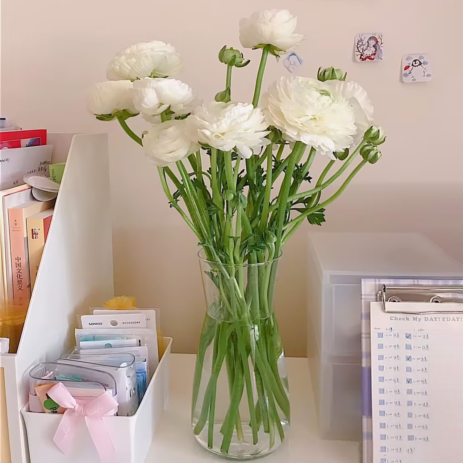 Thumbnail 4 de DARENYI Glass Vase 20cm Clear: A versatile bloom display