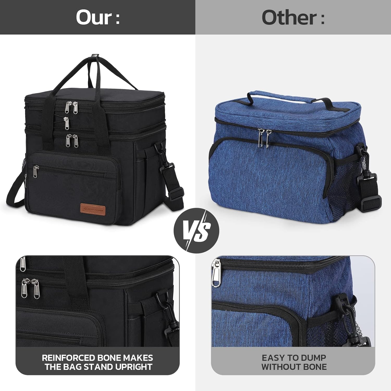 Thumbnail 6 de Maelstrom 23L Expandable Leakproof Insulated Lunch Bag (Double Compartment)
