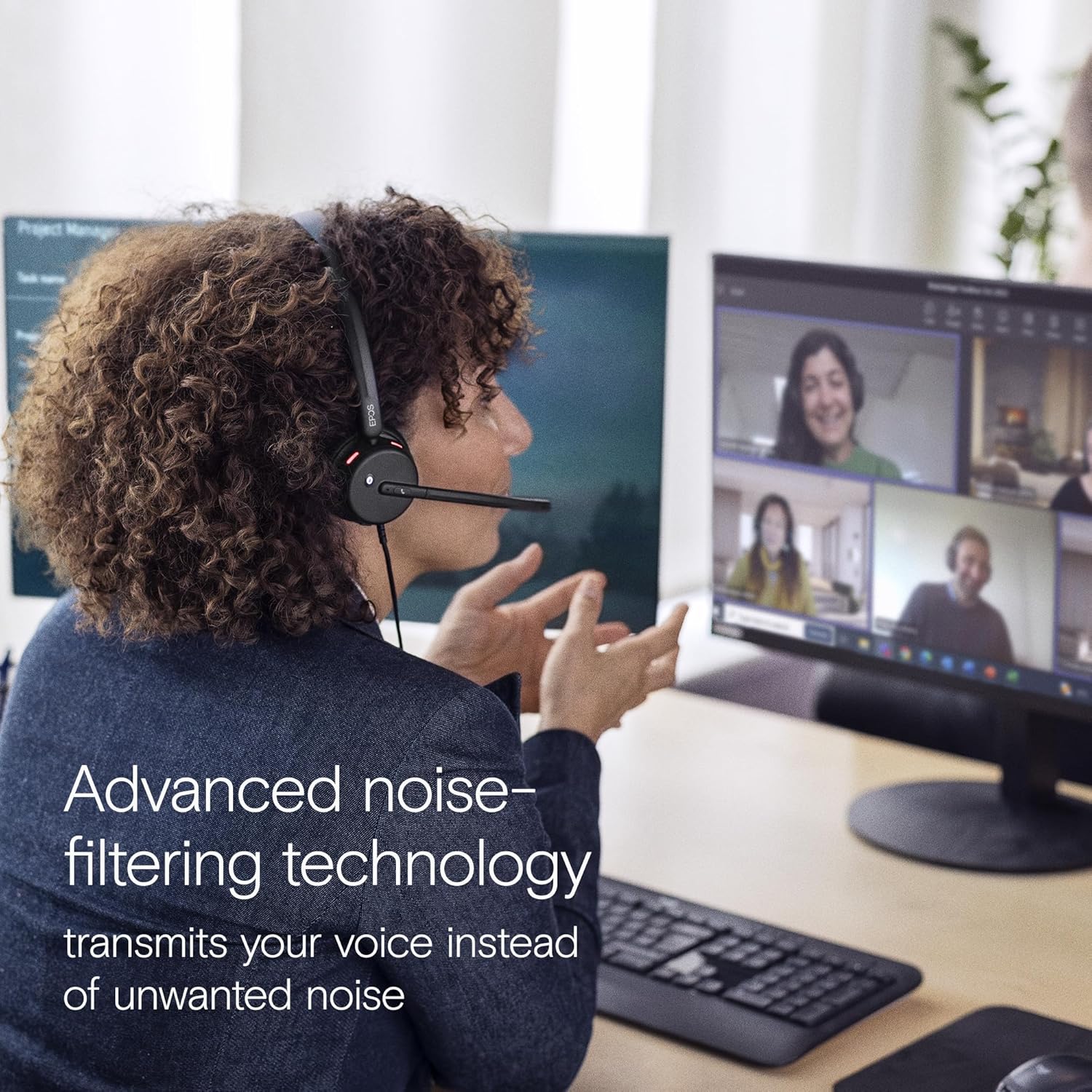 Thumbnail 5 de EPOS IMPACT 460T wired binaural headset (USB-C & USB-A) with dual noise-cancelling mics