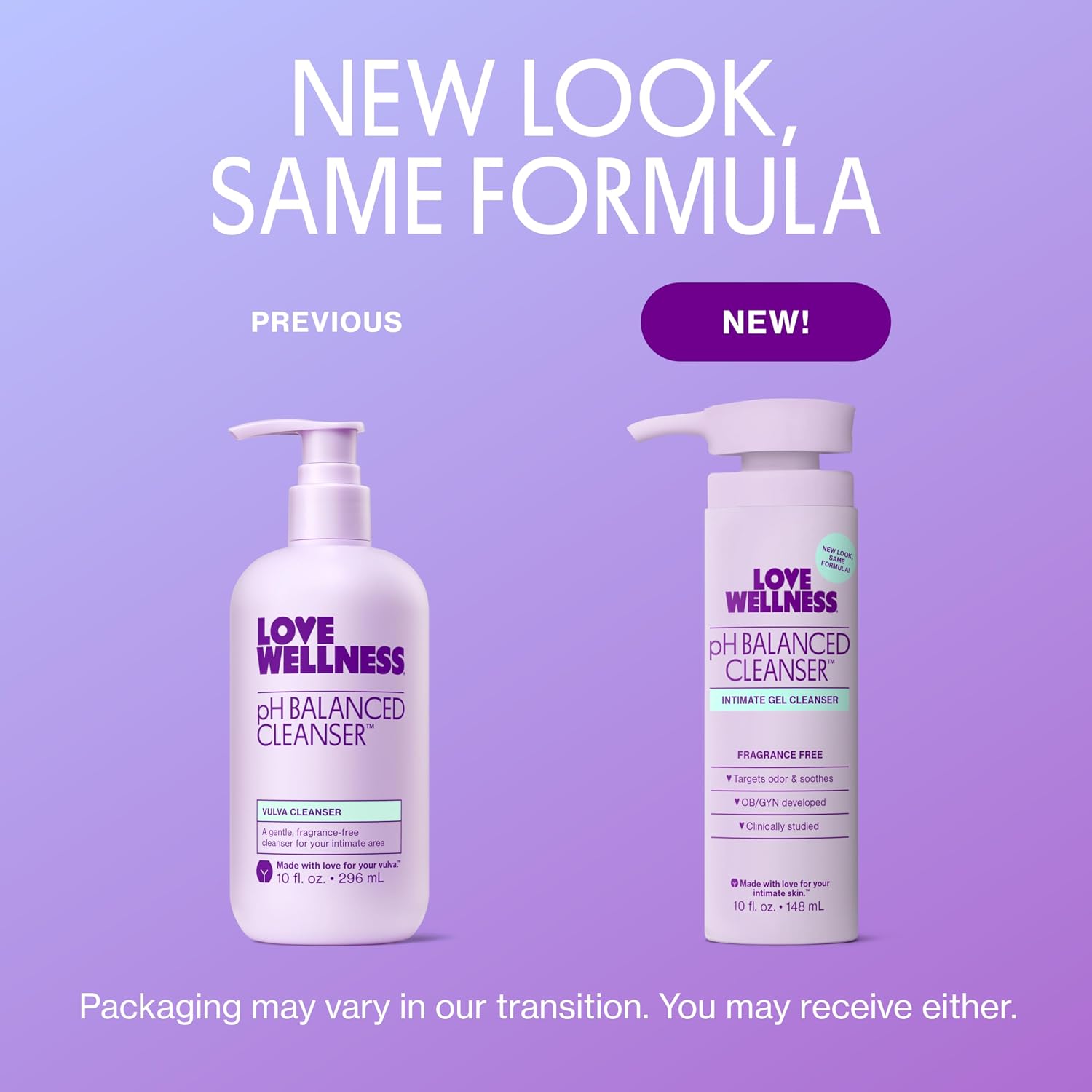 Detalle 2 de Love Wellness pH Balancing Cleanser — Fragrance-Free Feminine Wash for Sensitive Skin (10 Fl oz)