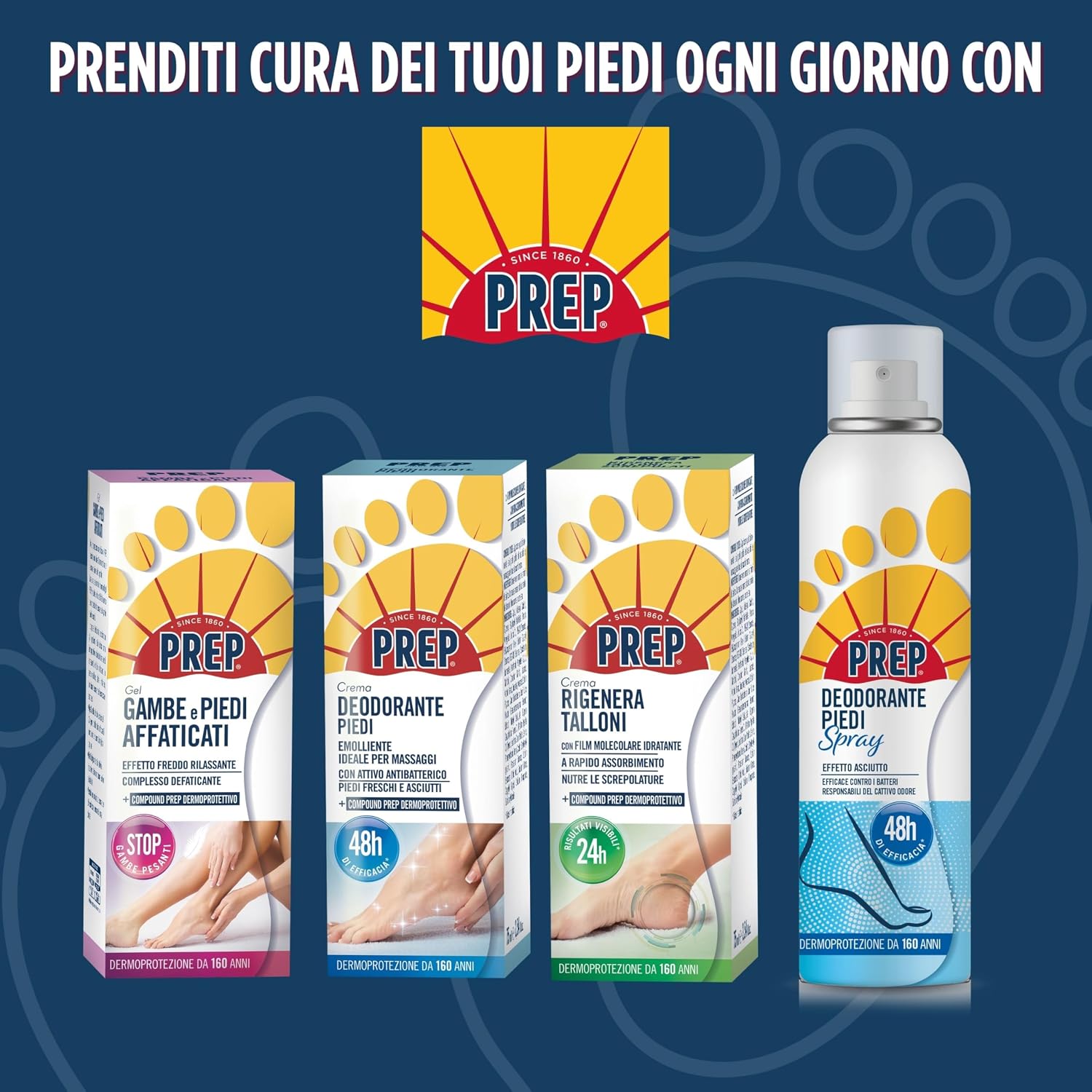 Detalle 2 de Prep Gel Gambe e Piedi Affaticati – Effetto freddo rinfrescante con Clorella, Aloe e Mentolo (125 ml)