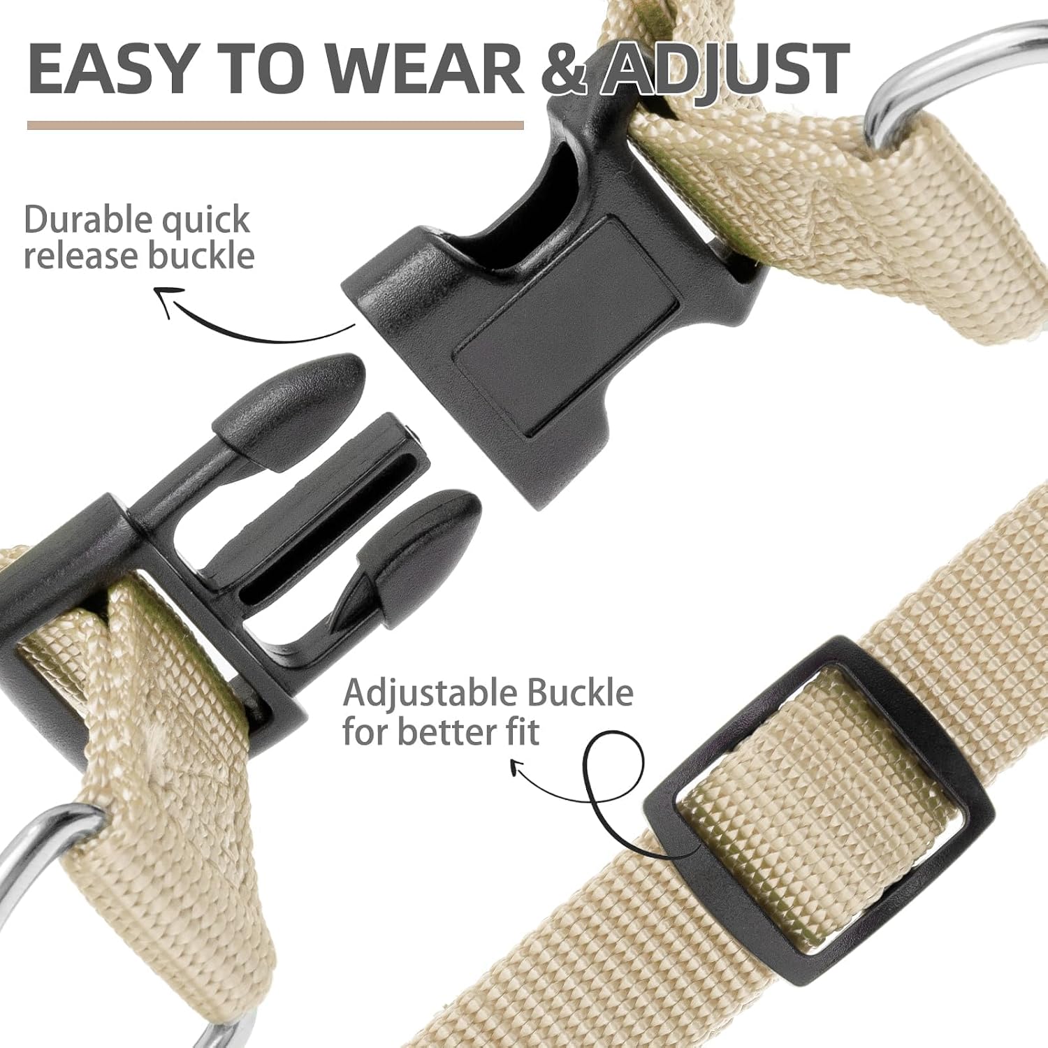 Detalle de PUPTECK Dog Harness Medium