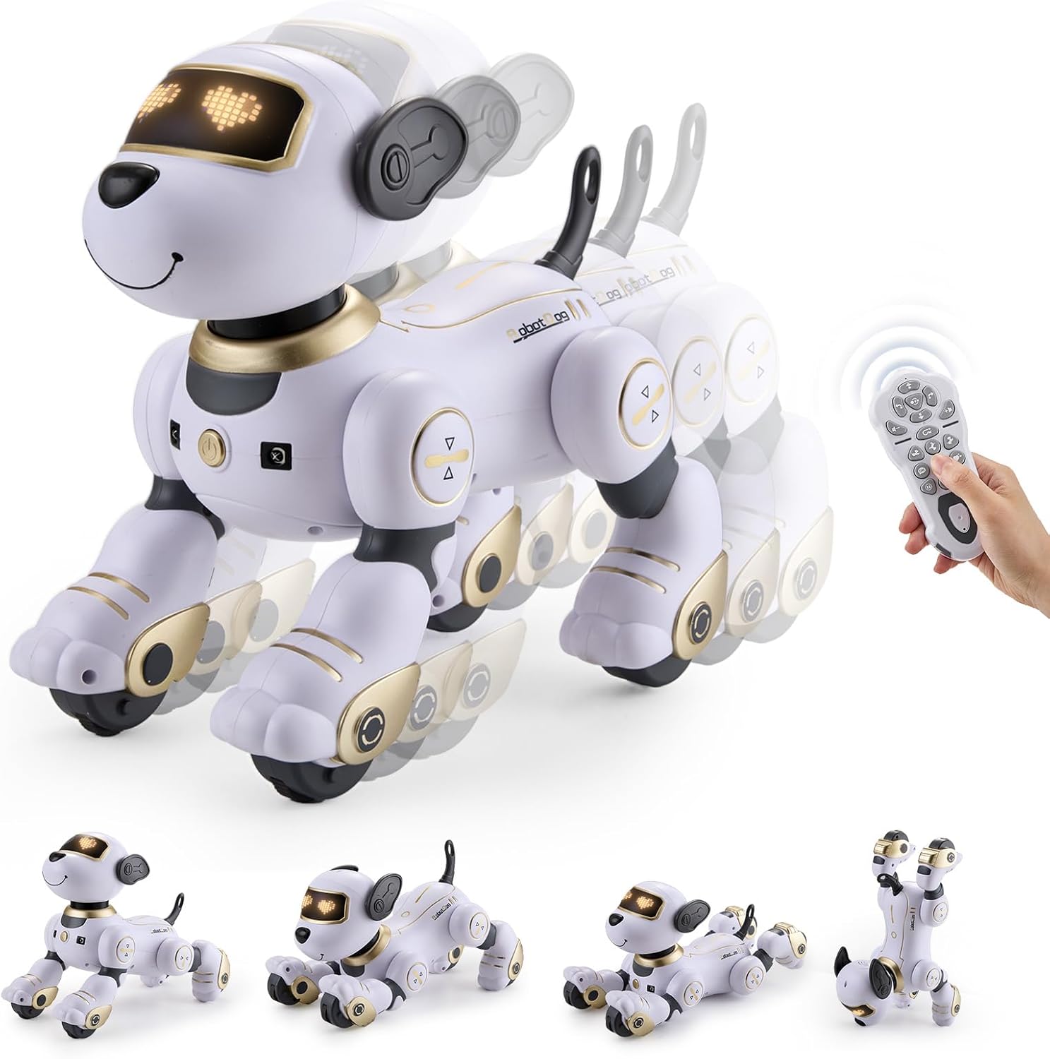 Detalle de Warmiehomy Robot Puppy Toy for Kids: A Thoughtful, Interactive Companion with 17 Functions