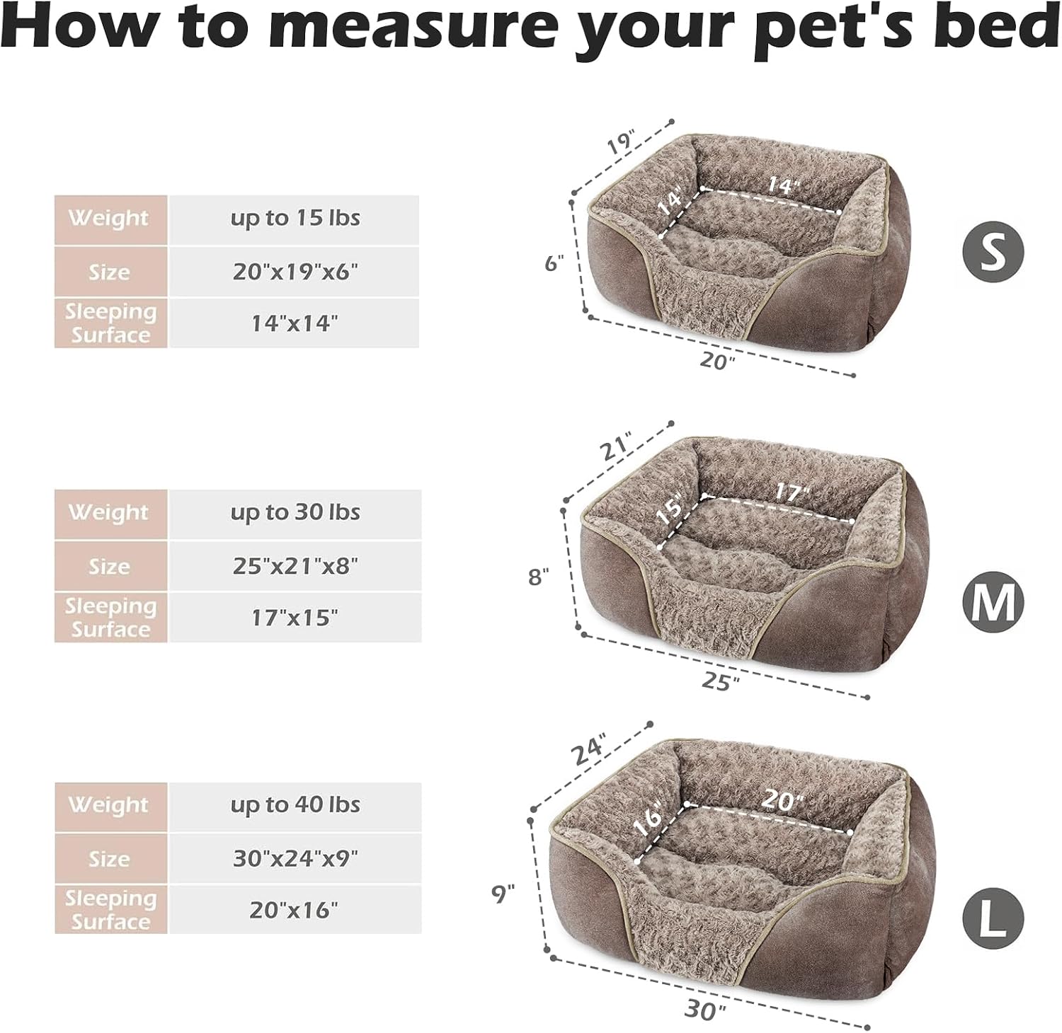 Detalle de INVENHO Medium Dog Bed