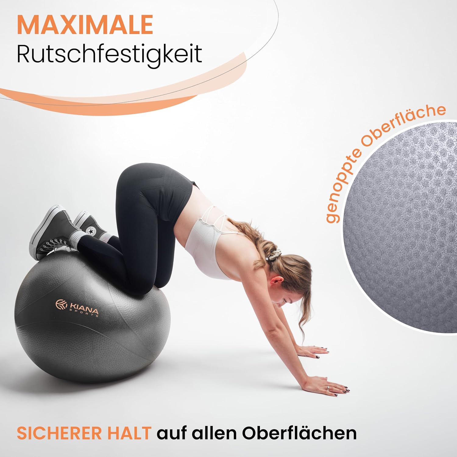 Thumbnail 2 de KIANA SPORTS Gymnastikball & Sitzball – Yoga Ball für Fitness & Büro