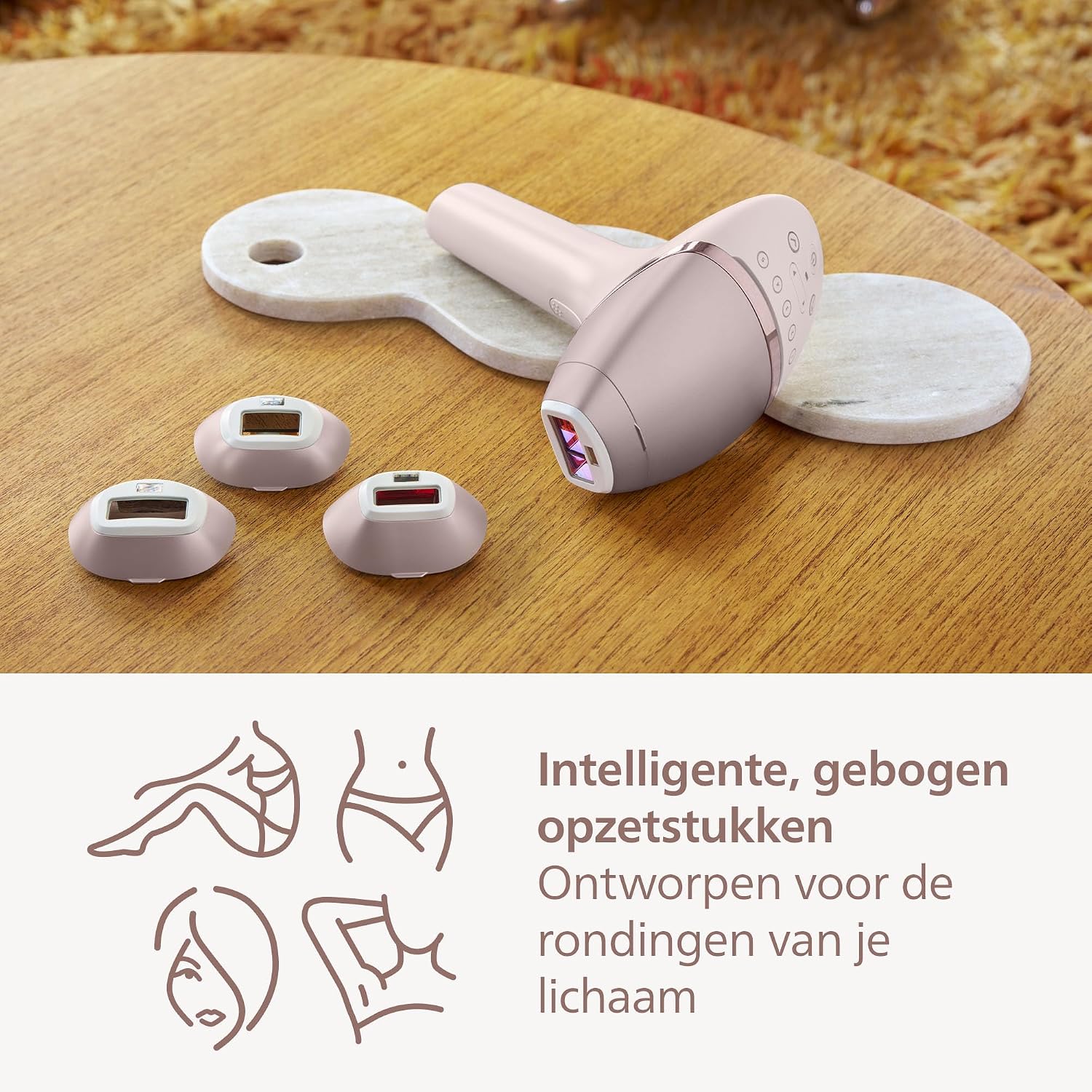 Detalle 2 de Philips Lumea 9000-serie BRI957/00 IPL-ontharingsapparaat met SenseIQ