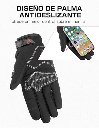 Thumbnail 3 de KEMIMOTO guantes de moto de verano con pantalla táctil y protección en nudillos