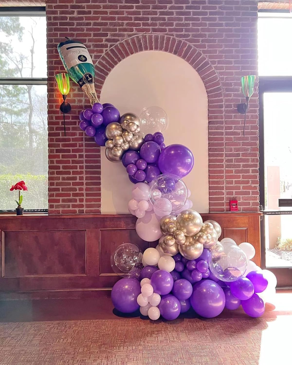 Thumbnail 6 de Kelfara Purple latex balloons, 100 pack