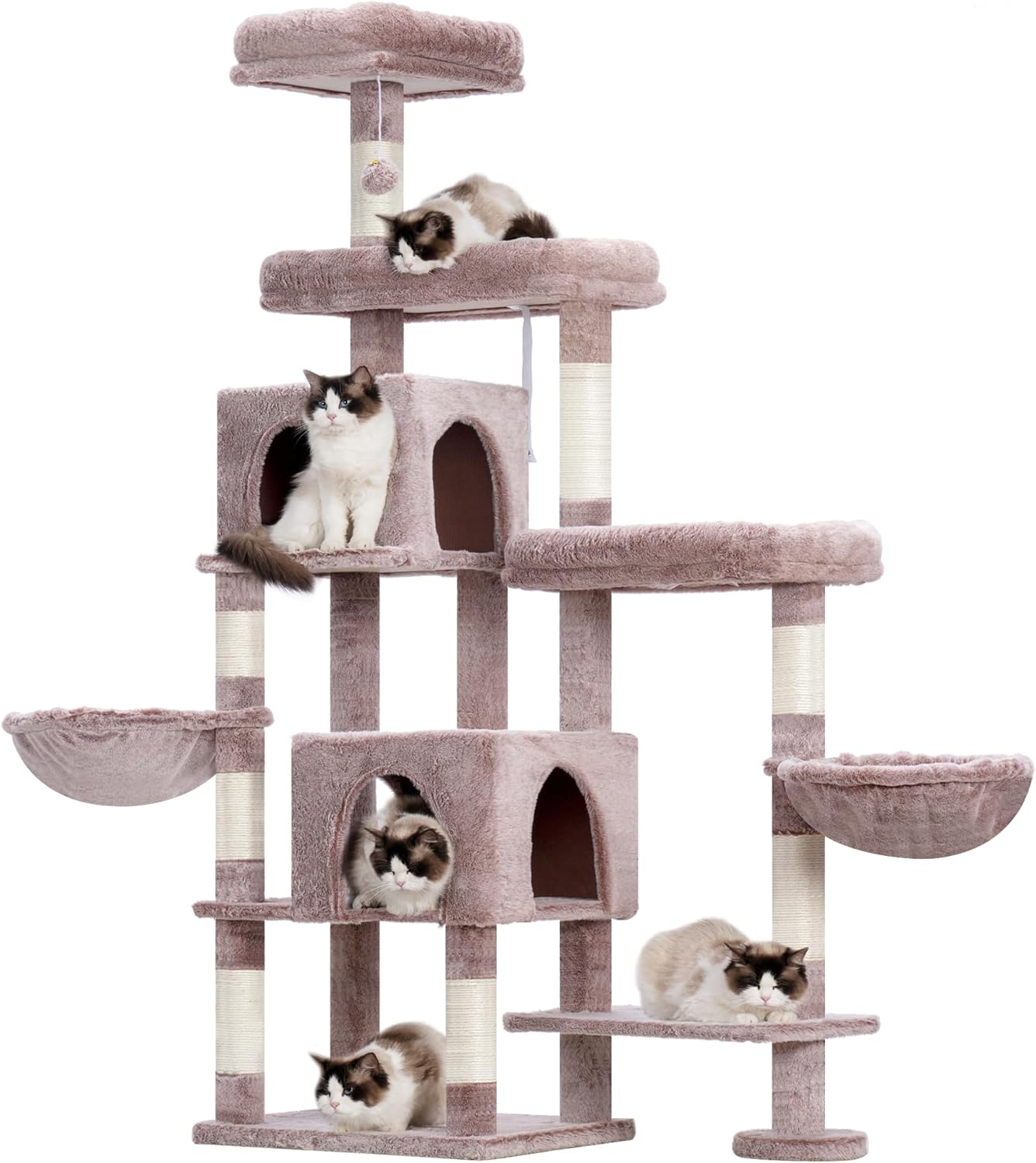 Detalle de Hey-brother XXL Kratzbaum 180 cm für große Katzen 🐱
