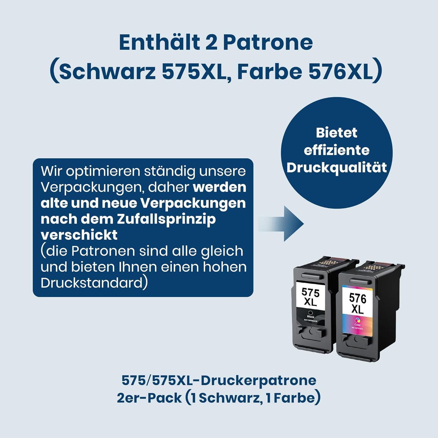 Thumbnail 5 de Washope PG575 XL & CL576 XL Multipack (CL576XL + PG575XL) kompatible Druckerpatronen für Canon Pixma TS/TR