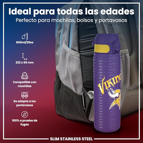 Detalle 2 de Ion8 Gourde Vikings 600 ml ⚙