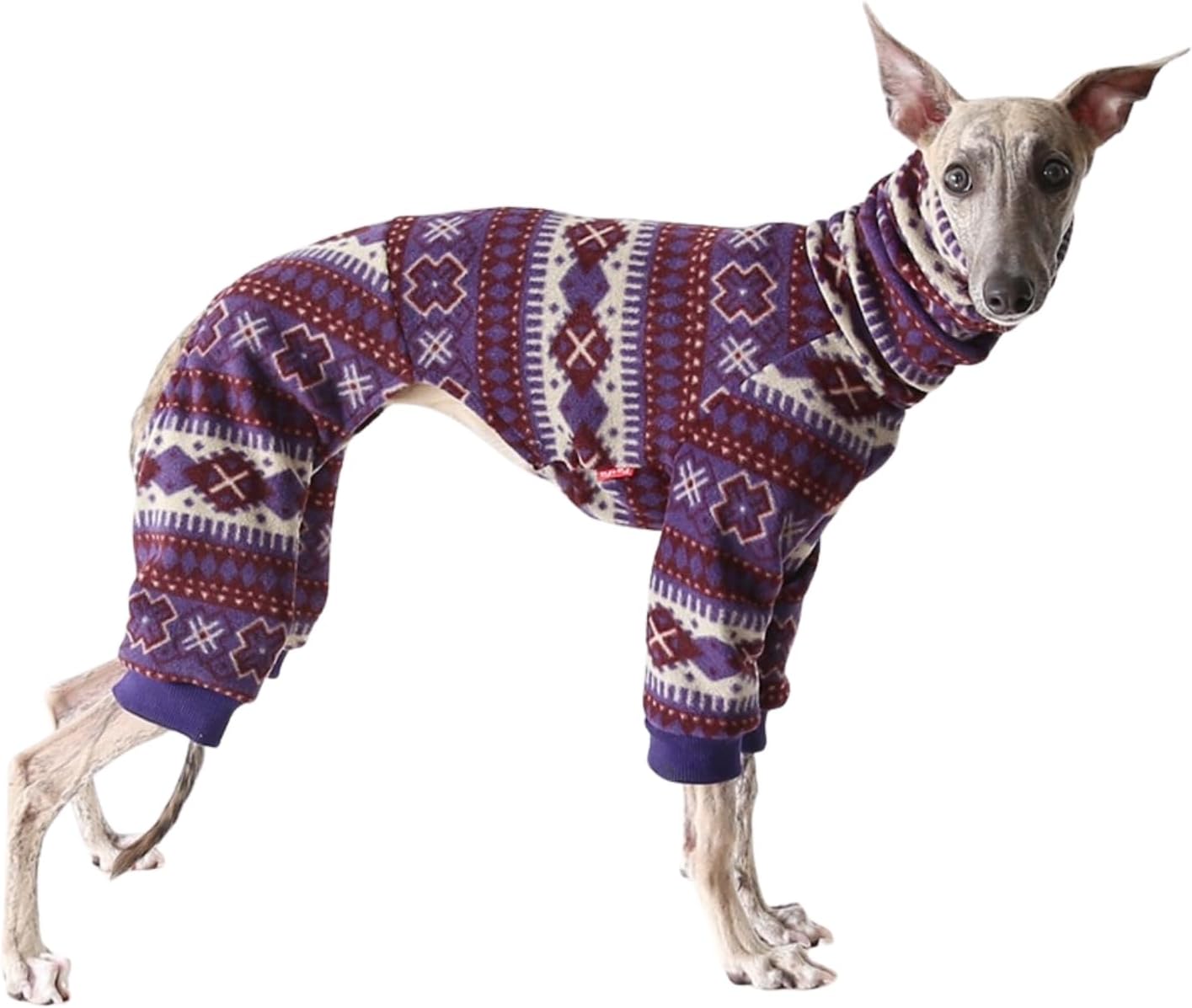Detalle de Winter Dog Pajamas: Italian Greyhound Jumper