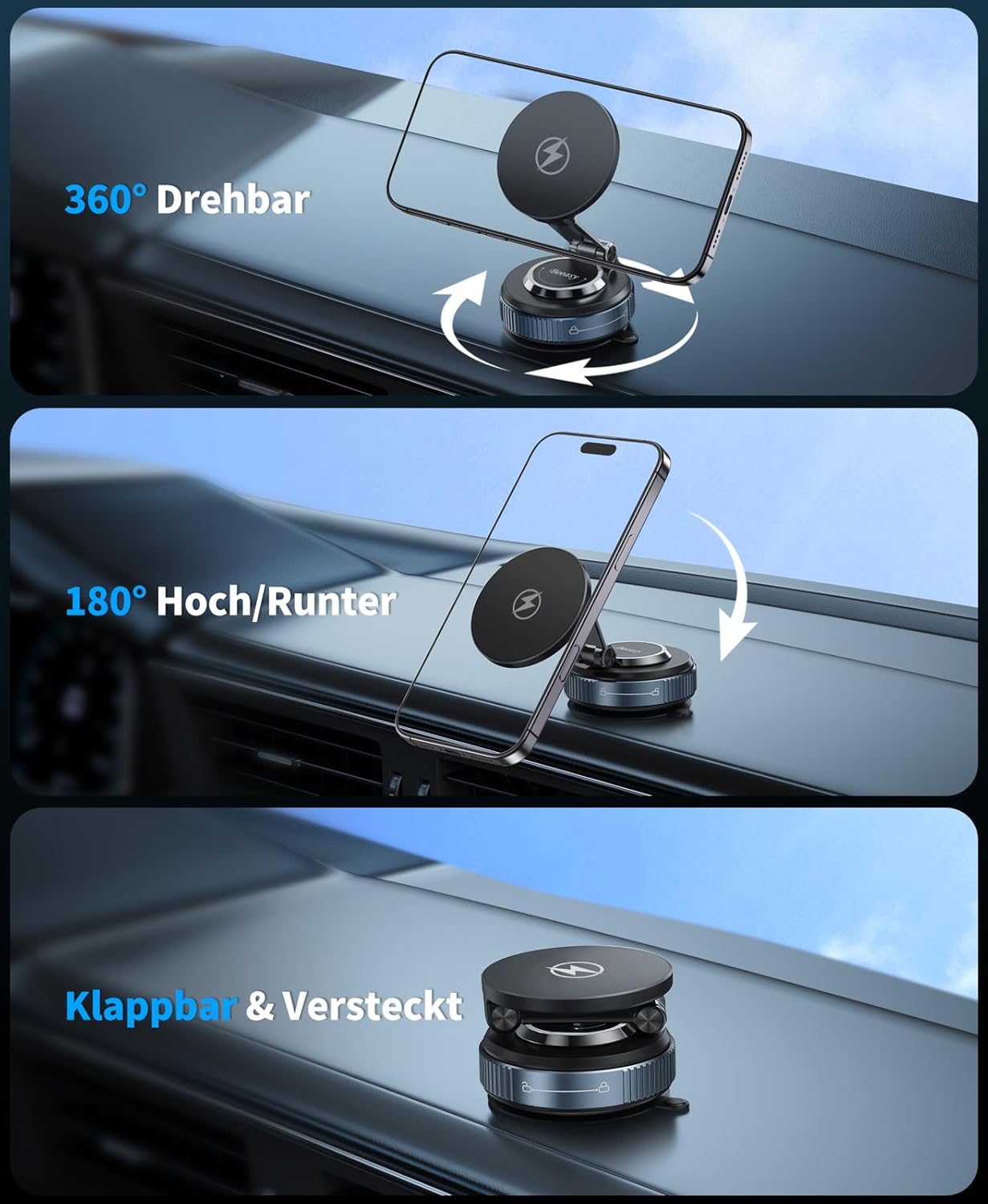 Thumbnail 2 de Beeasy MagSafe Autohalterung 15W für Auto