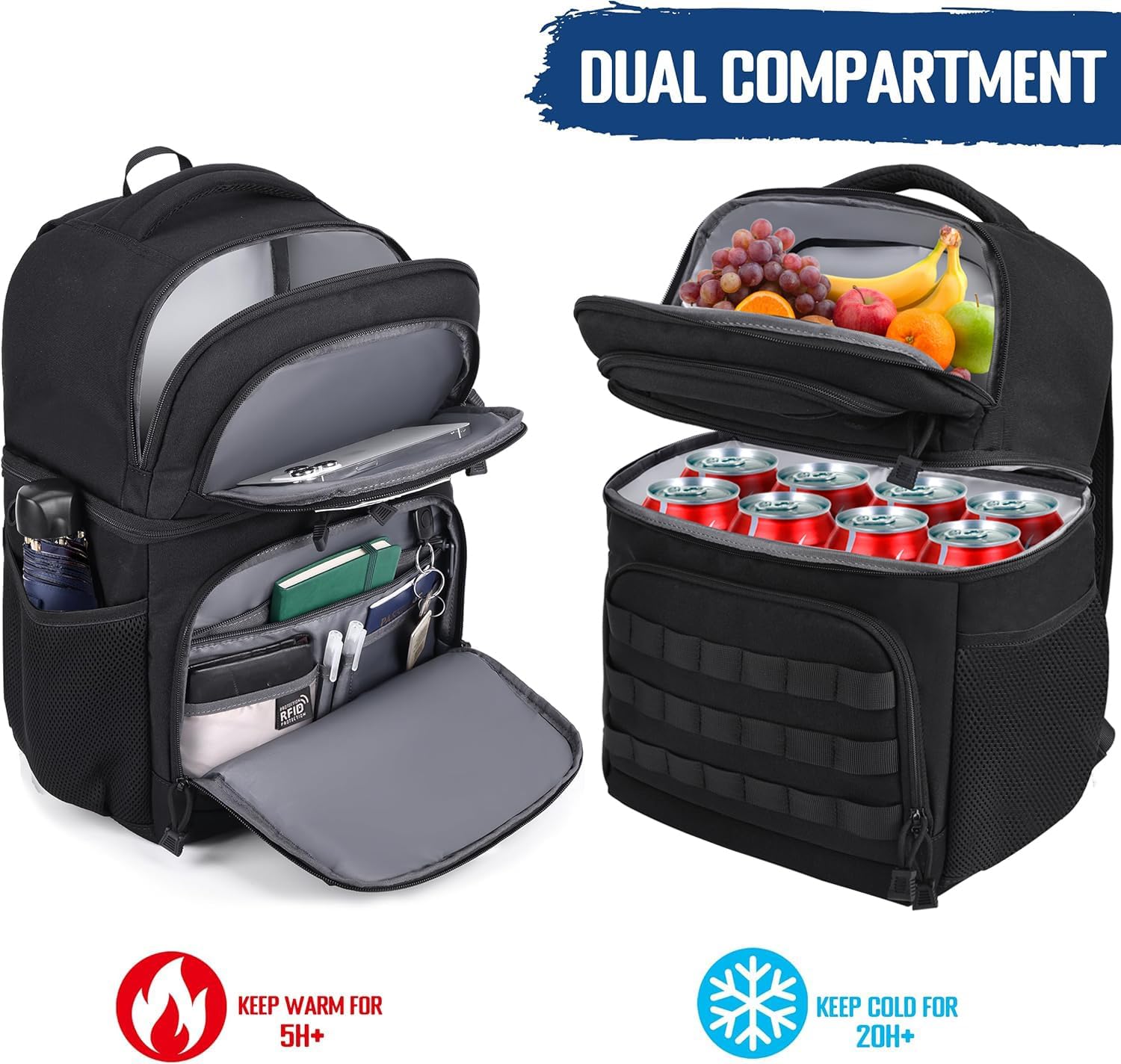 Thumbnail 1 de MOZETO Lunch Backpack for Men